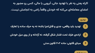 اکراه و اضظرار در عقد چه حکمی داره
