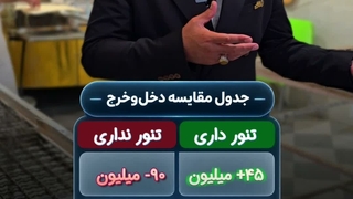 تاثیر داشتن تنور سنگک در رستوران و تفاوت درآمد