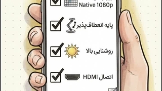 ویدئو پروژکتور Z7 به همراه پایه؛ وقتی نحوه قرارگیری دستگاه بخشی از تجربه است | فروشگاه اینترنتی النز